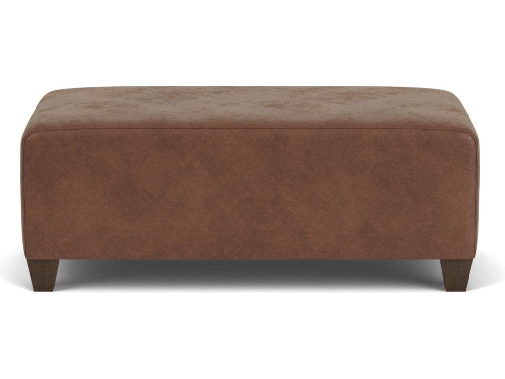 Cascade Fabric Rectangular Cocktail Ottoman