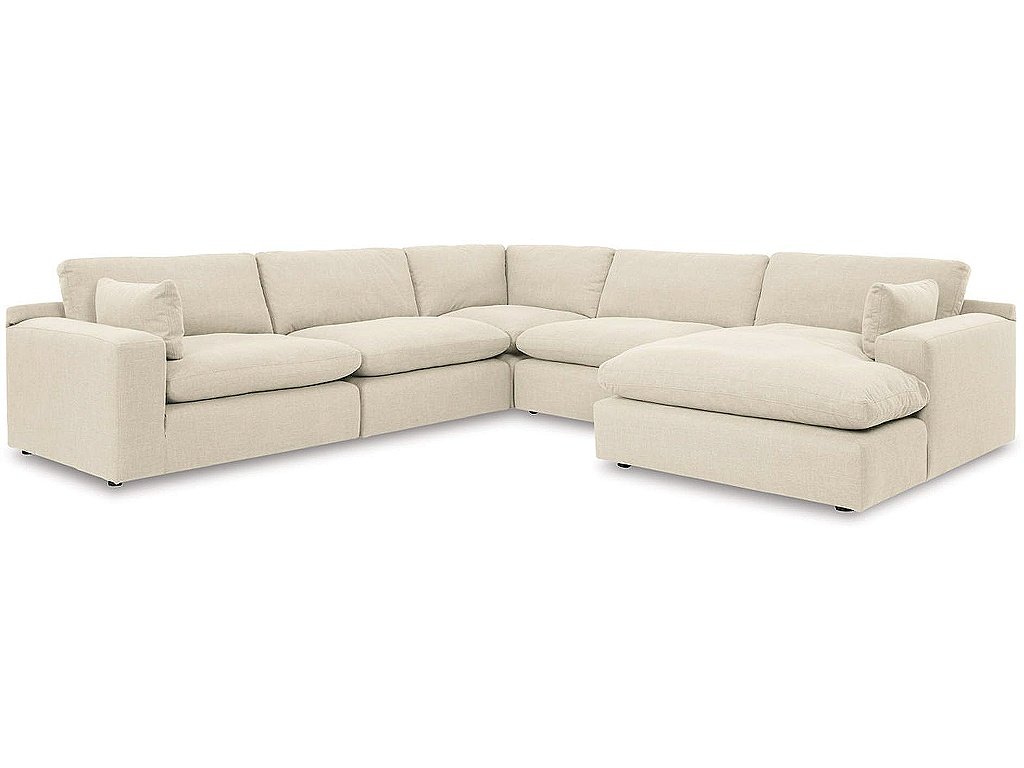 Elyza 5-Piece Sectional with Chaise