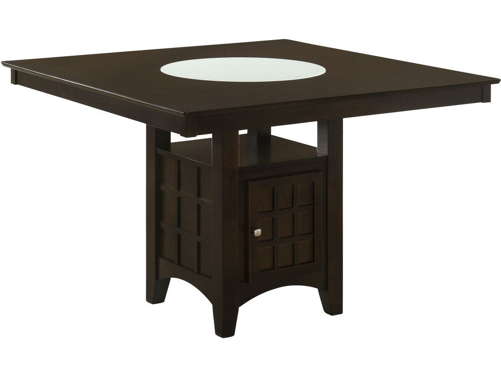 Gabriel Square Counter Height Dining Table Cappuccino