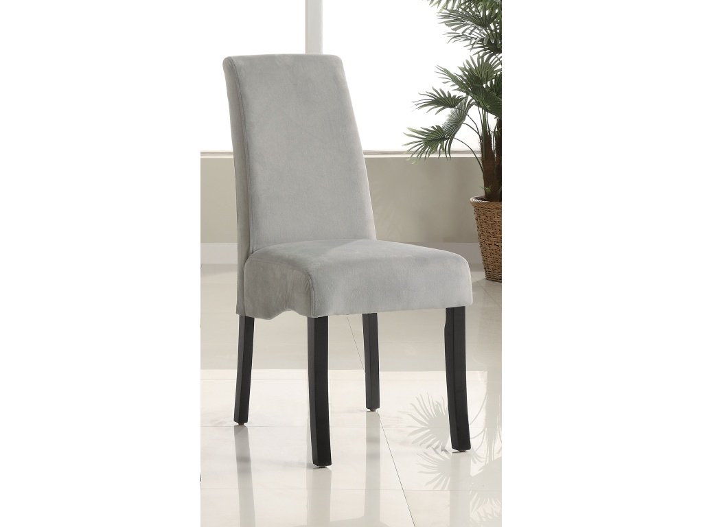 Stanton Velvet Upholstered Dining Side Chair Grey (Set Of 2)