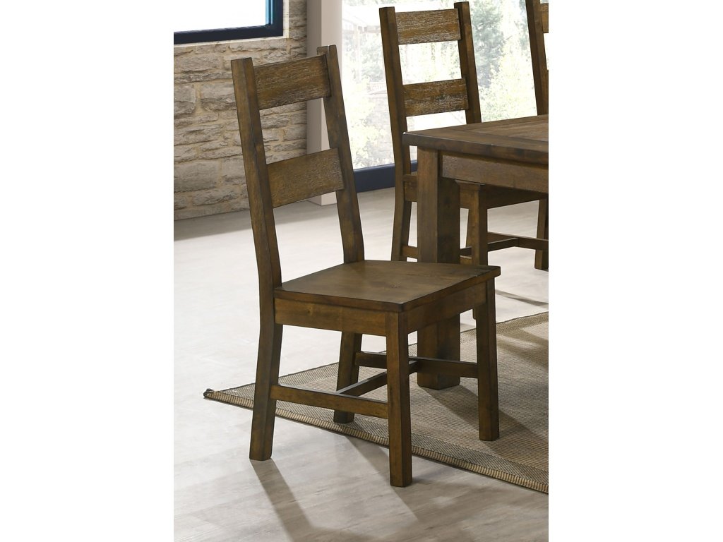 Coleman Dining Side Chairs Rustic Golden Brown (Set Of 2)