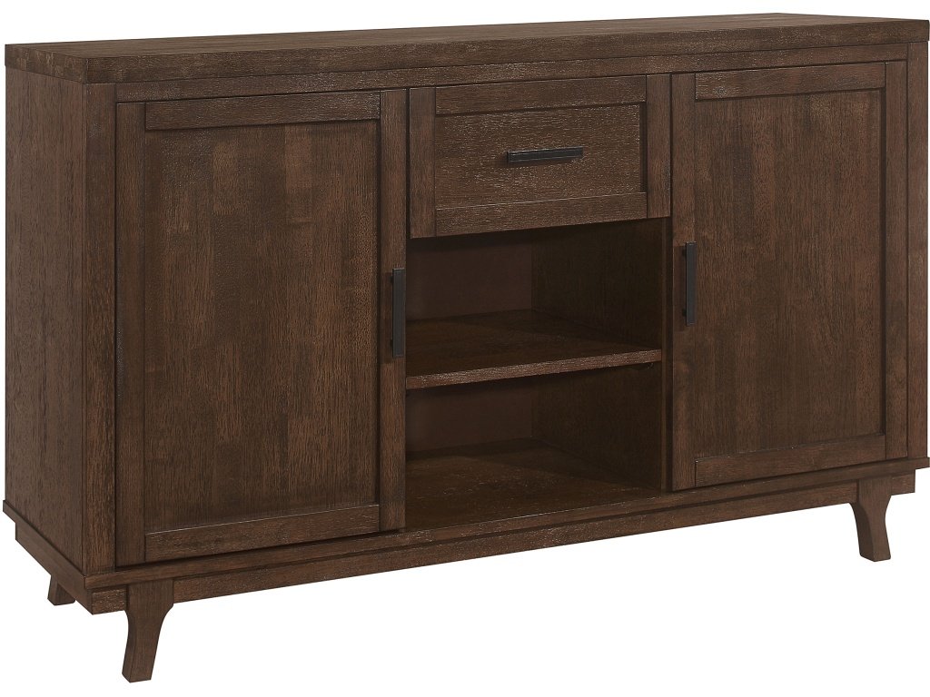 Reynolds 2-Door Dining Sideboard Server Brown Oak