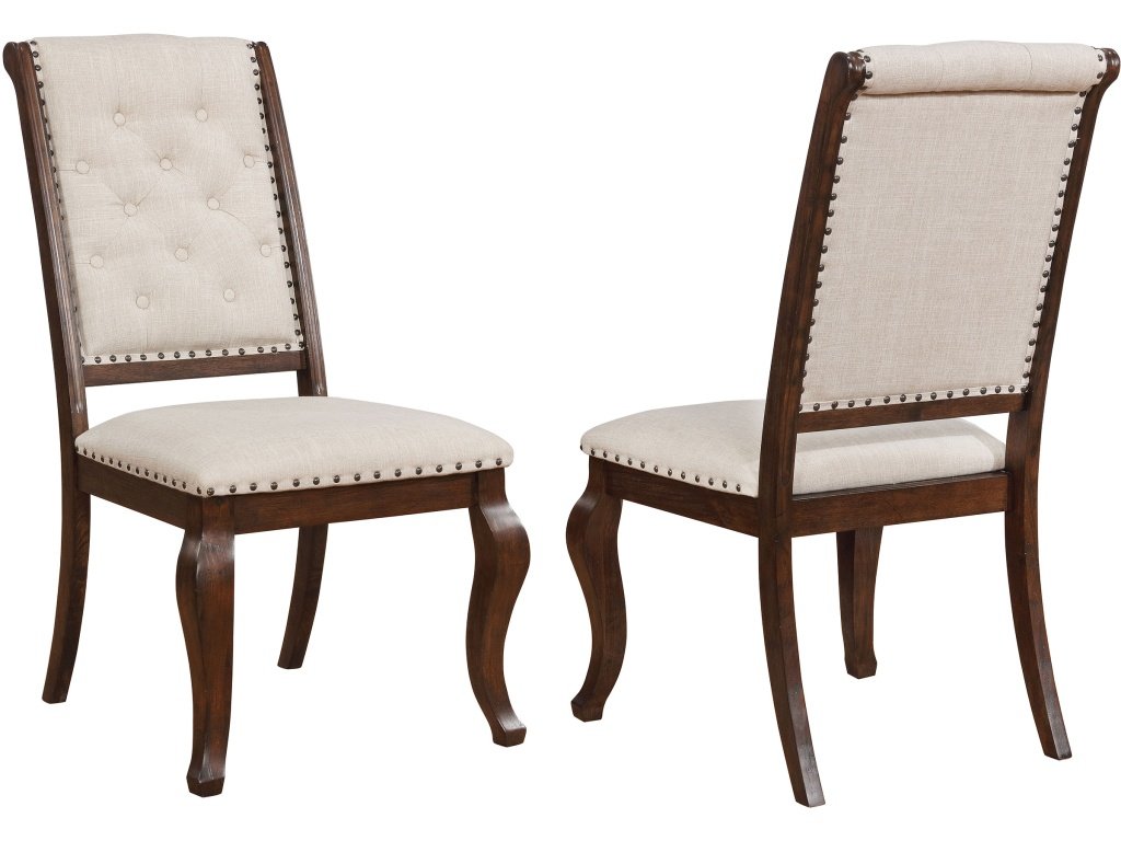 Brockway Upholstered Dining Chair Barley Java (Set Of 2)