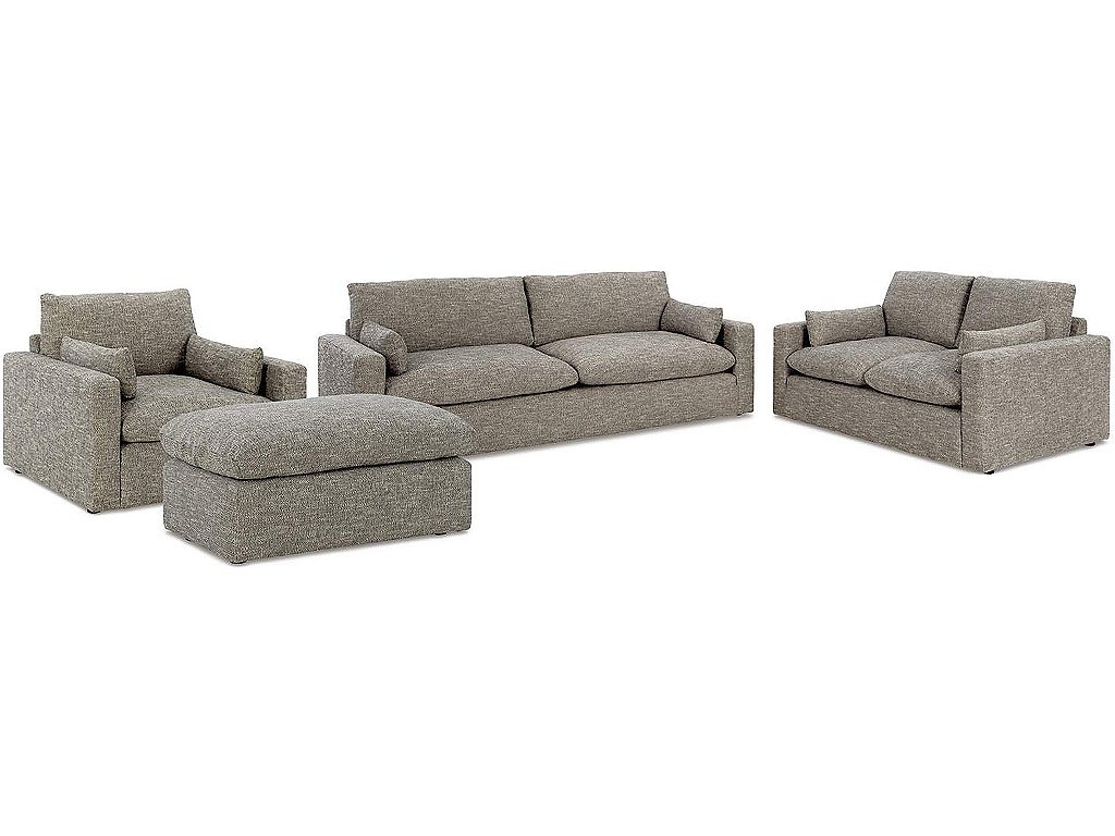 Dramatic Sofa, Loveseat, Oversized Chair and Ottoman