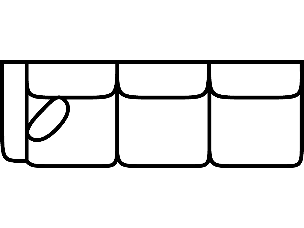 LSF 1 Arm Sofa