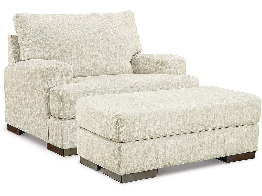 Caretti Oversized Chair and Ottoman