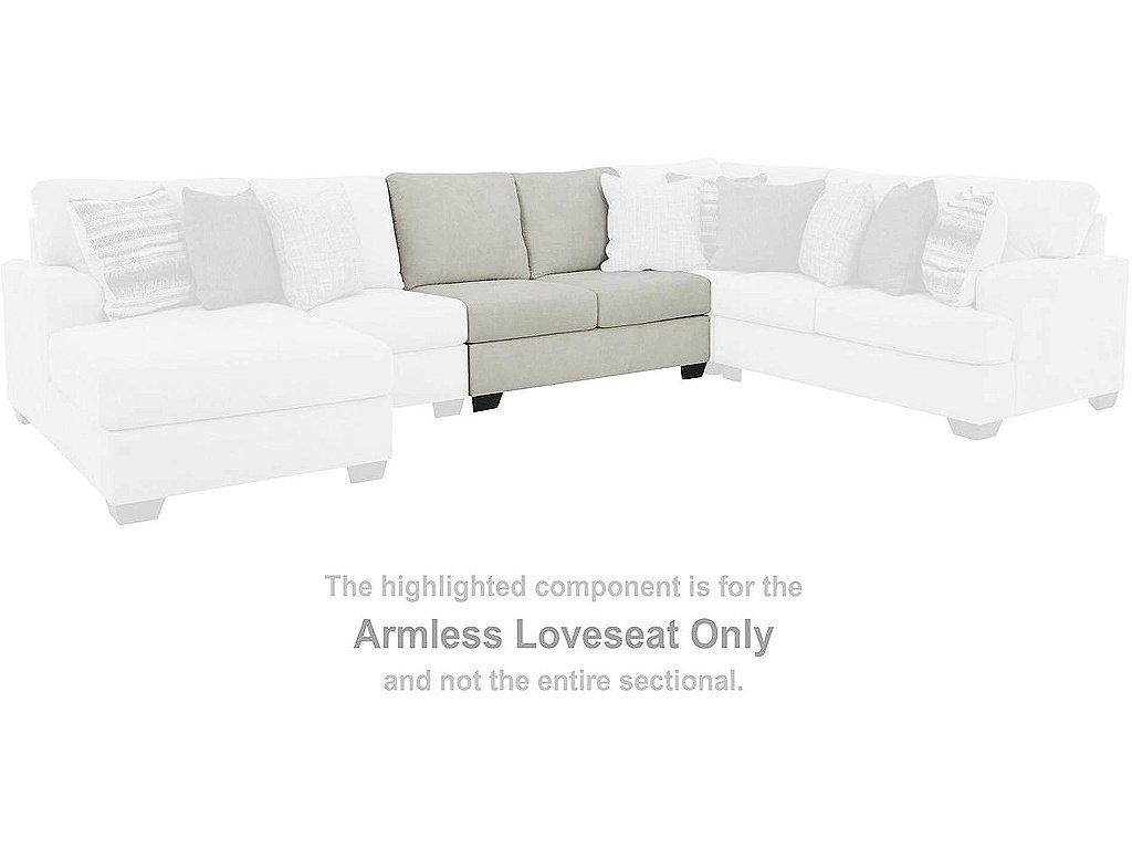 Lowder Armless Loveseat