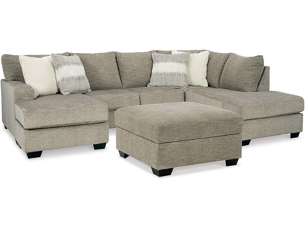 Creswell 2-Piece Sectional with Ottoman