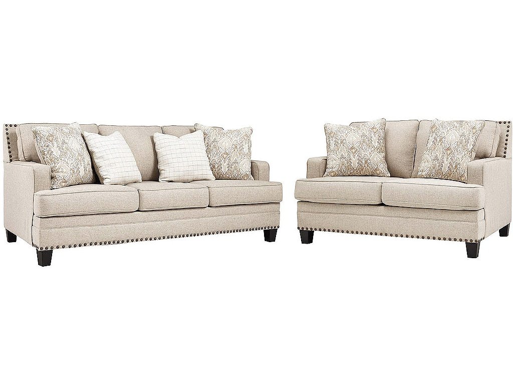 Claredon Sofa and Loveseat