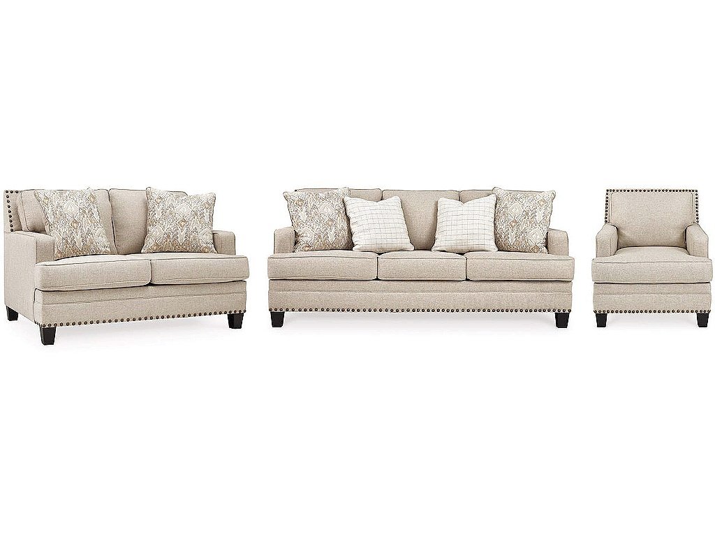 Claredon Sofa, Loveseat and Chair