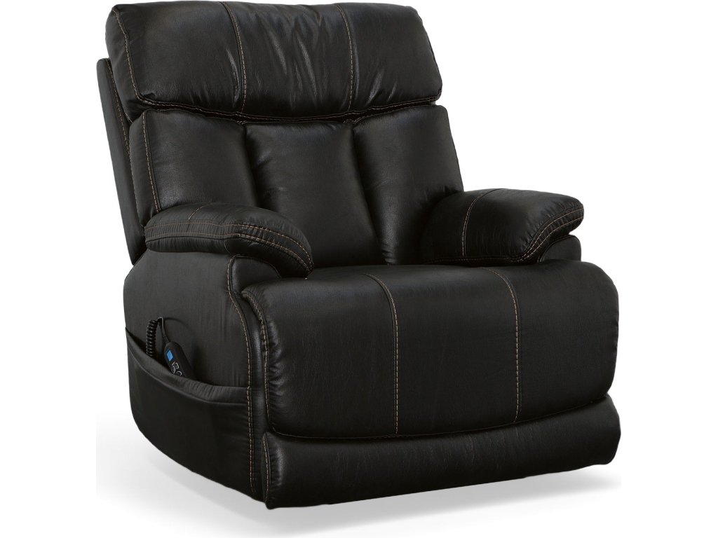 Clive Peppercorn Fabric Power Recliner with Power Headrest & Lumbar