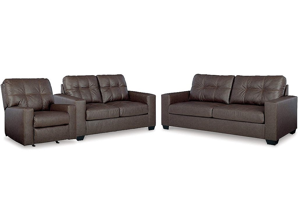 Barlin Mills Sofa, Loveseat and Recliner