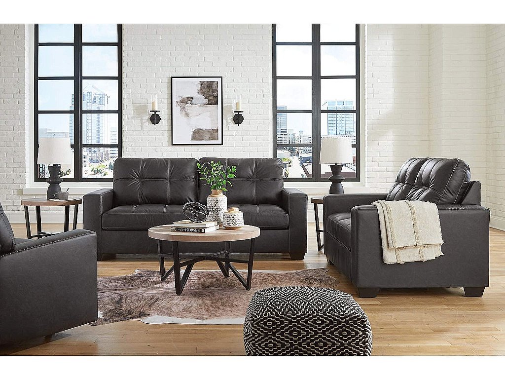 Barlin Mills Sofa, Loveseat and Recliner