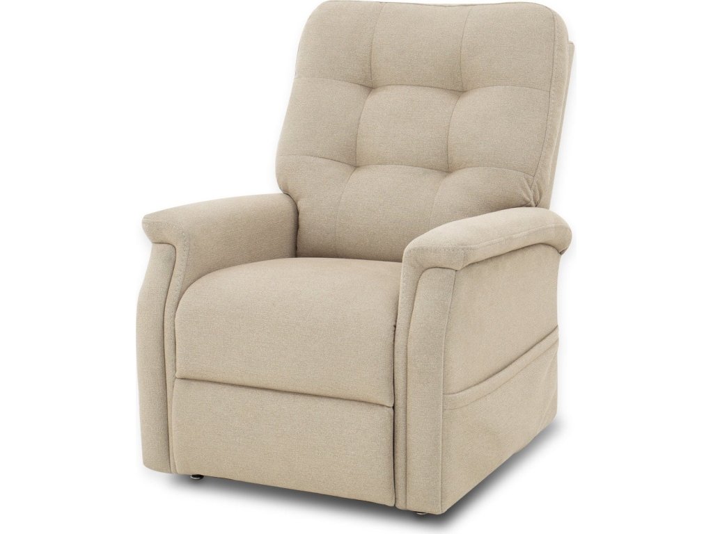 Diana Tan Fabric Power Lift Recliner