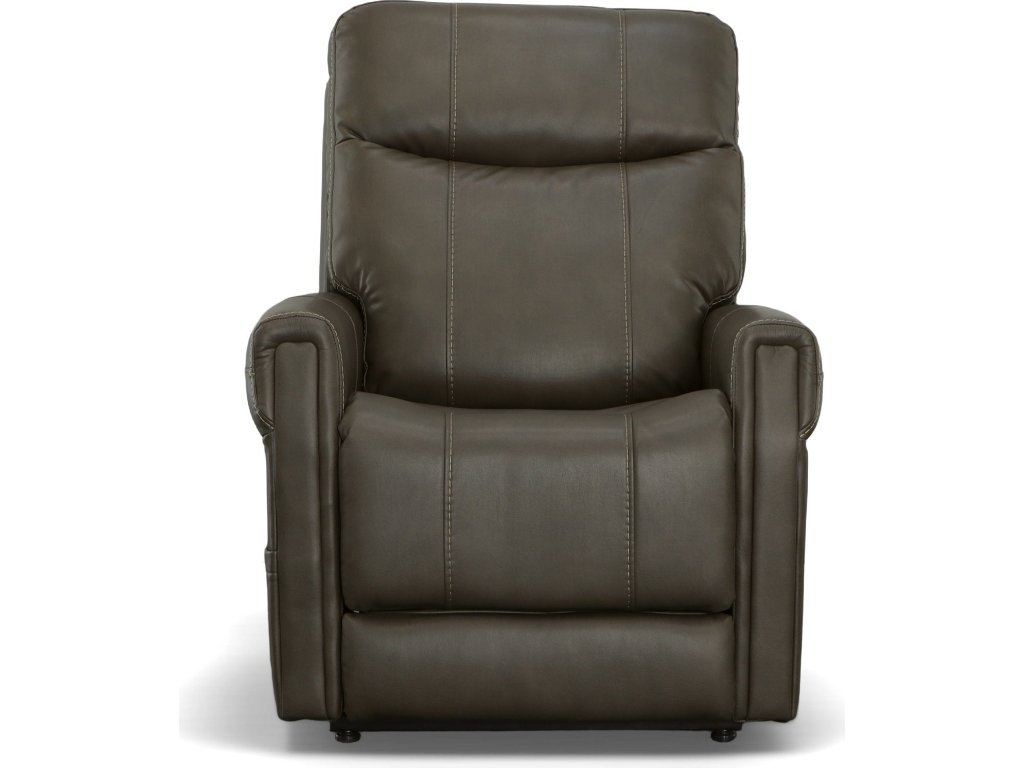 Jenkins Driftwood Fabric Power Lift Recliner with Right-Hand Control