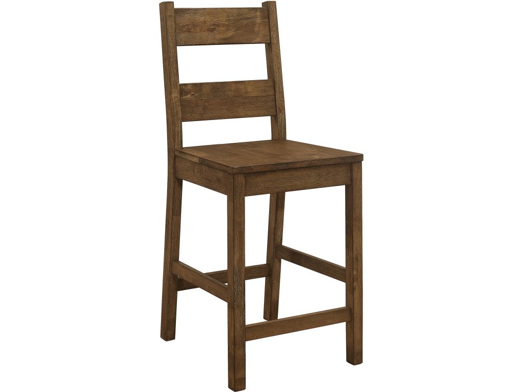 Coleman Counter Height Stools Rustic Golden Brown (Set Of 2)