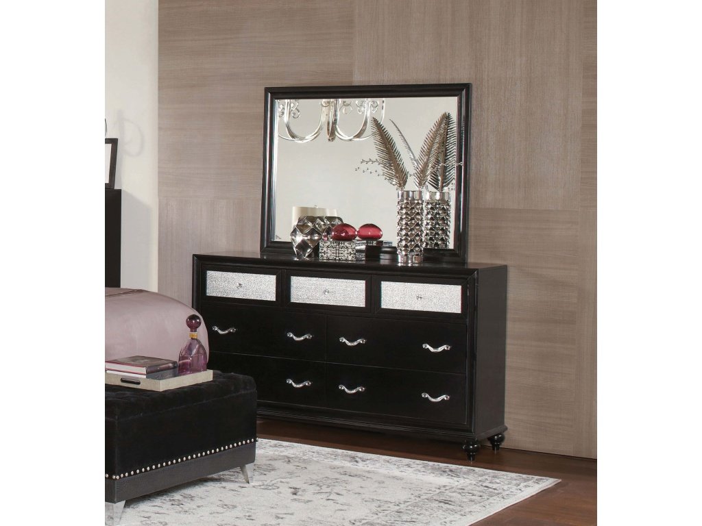 Barzini Dresser Mirror Black