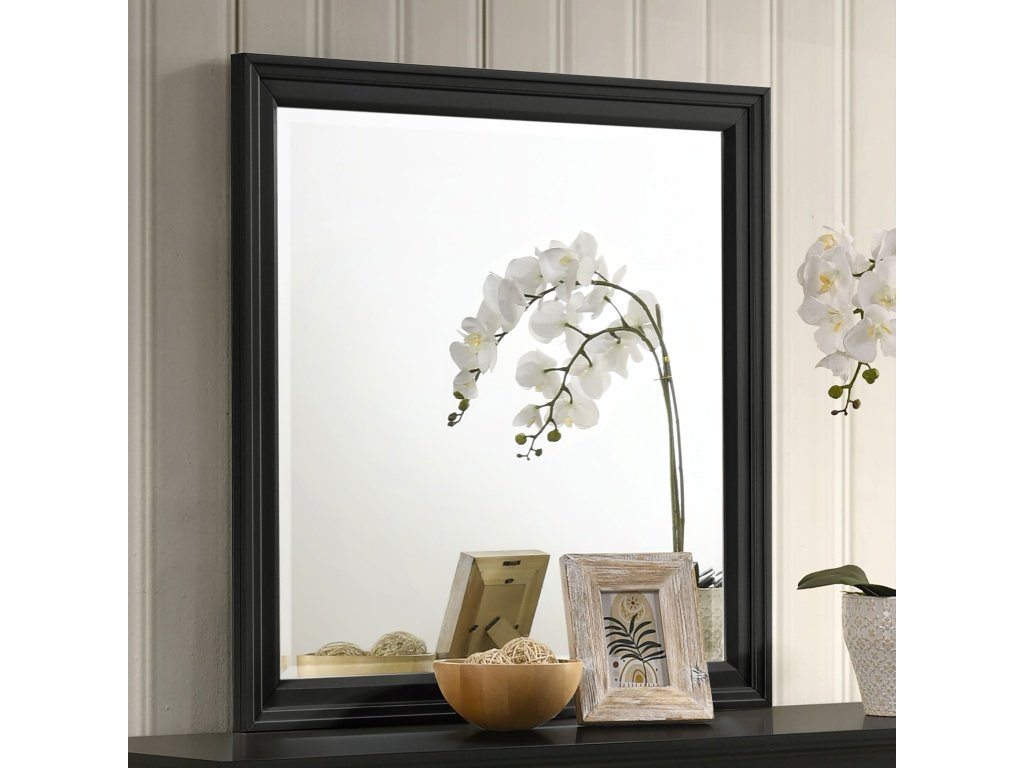 Sandy Beach Dresser Mirror Black