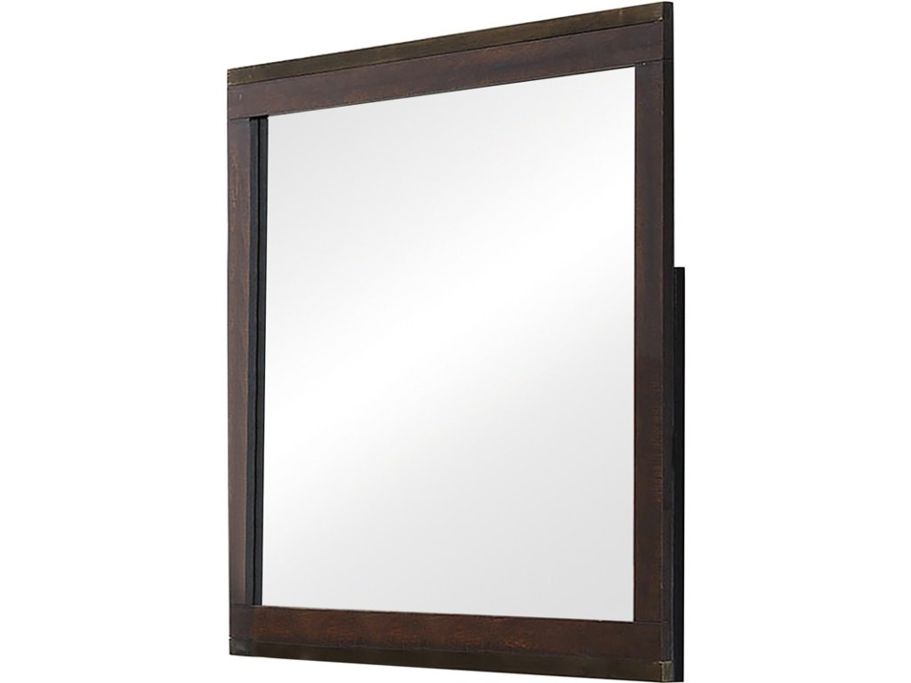 Edmonton Dresser Mirror Rustic Tobacco