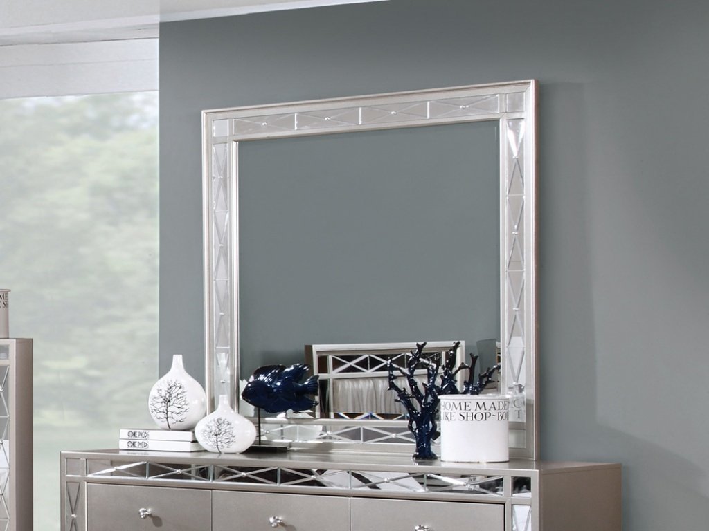 Leighton Dresser Mirror Metallic Mercury