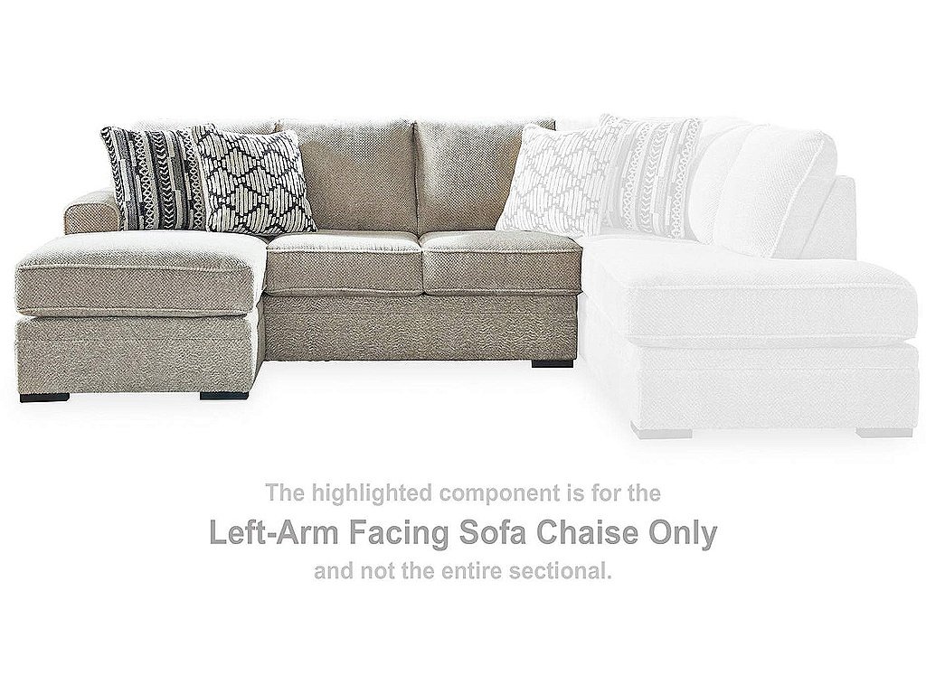 Calnita Left-Arm Facing Sofa Chaise