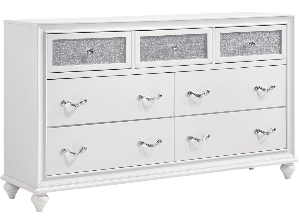 Barzini 7-Drawer Dresser White