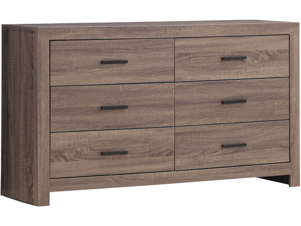 Brantford 6-Drawer Dresser Barrel Oak