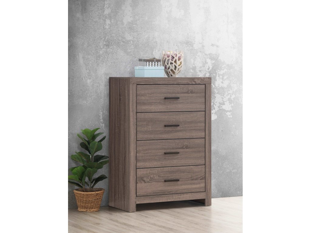 Brantford 4-Drawer Chest Barrel Oak