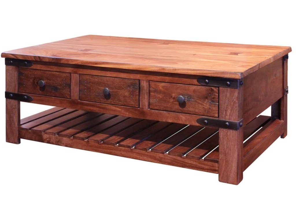 6 Drawer Cocktail Table