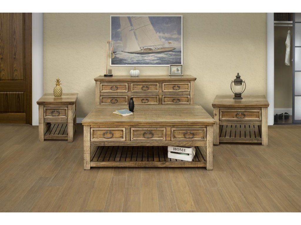 6 Drawer Sofa Table