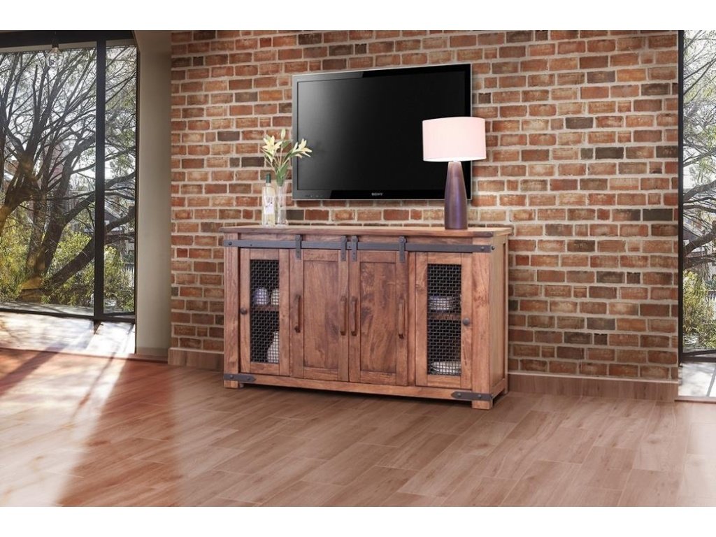 4 Doors 60" TV Stand