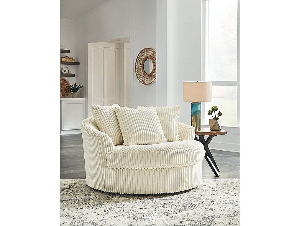 Lindyn Oversized Swivel Accent Chair