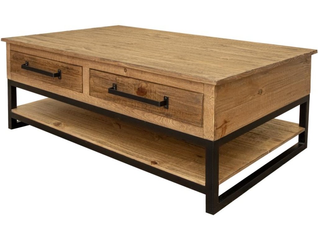 4 Drawer Cocktail Table