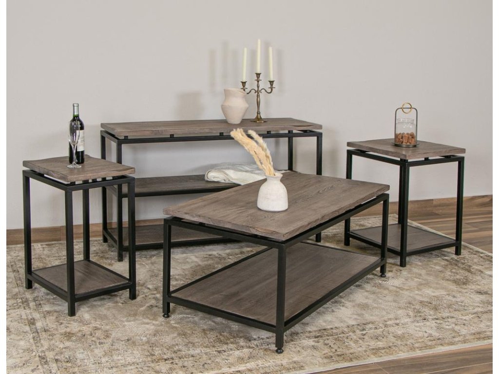 Metal Frame Cocktail Table