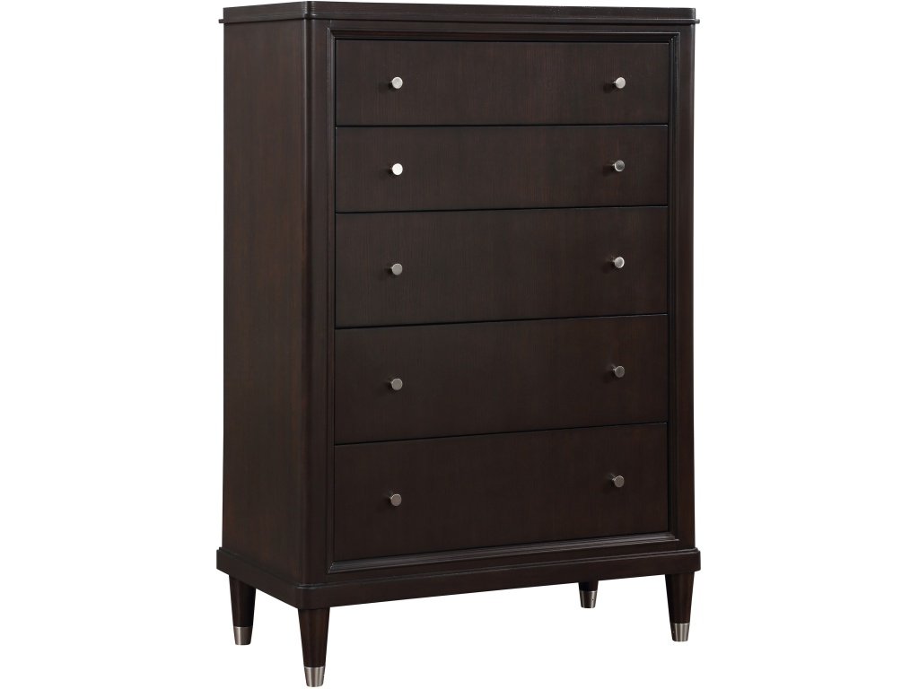 Emberlyn 5-Drawer Bedroom Chest Brown