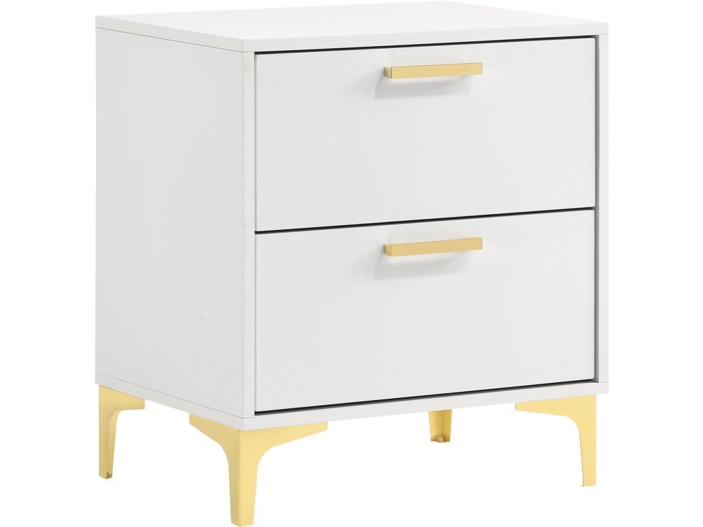 Kendall 2-Drawer Nightstand White