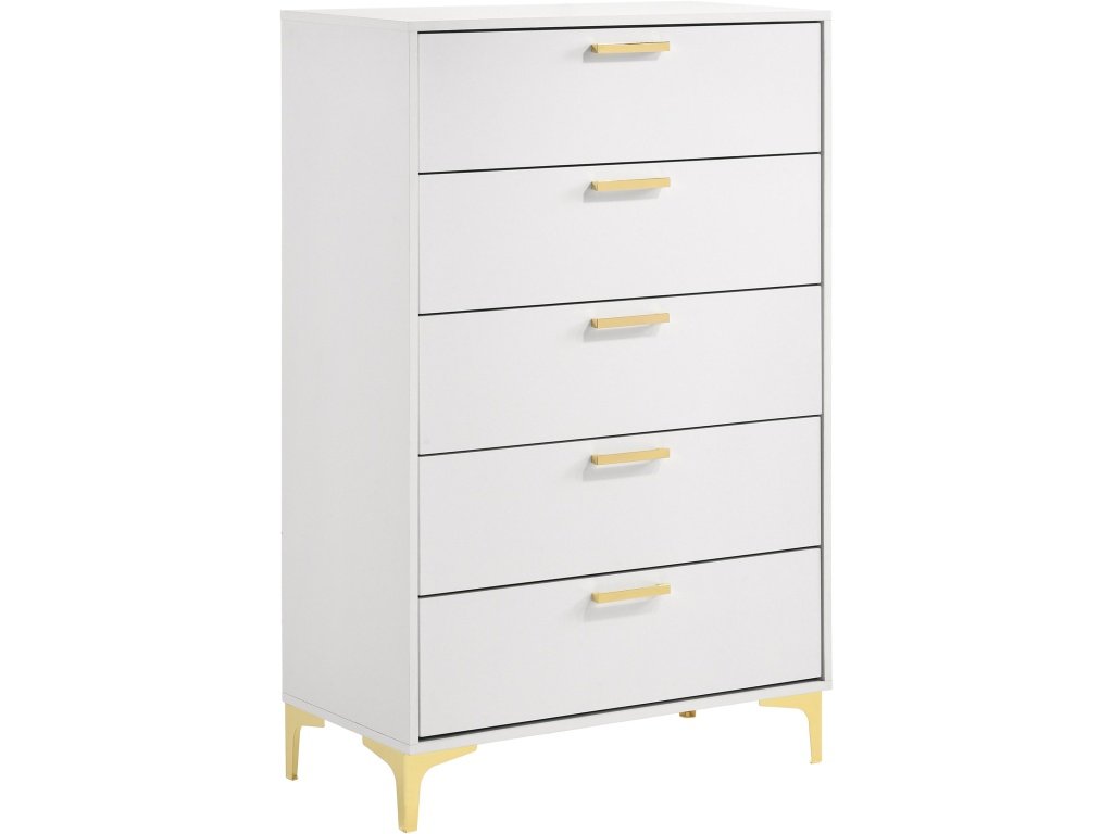 Kendall 5-Drawer Chest White