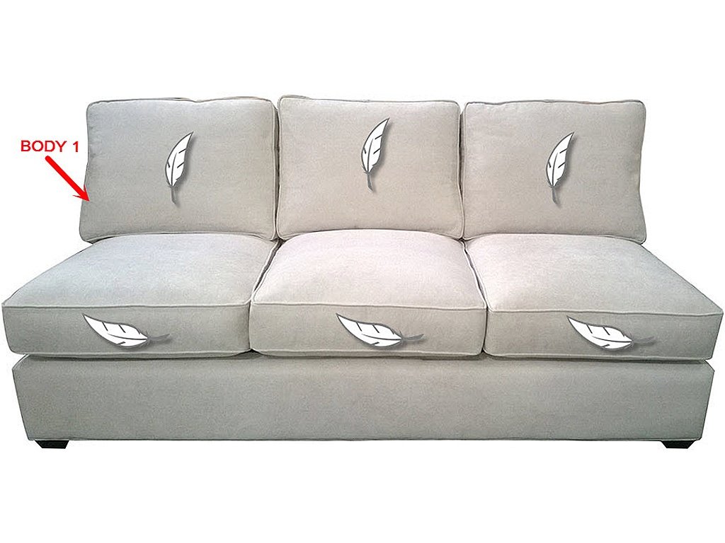 Armless Sofa