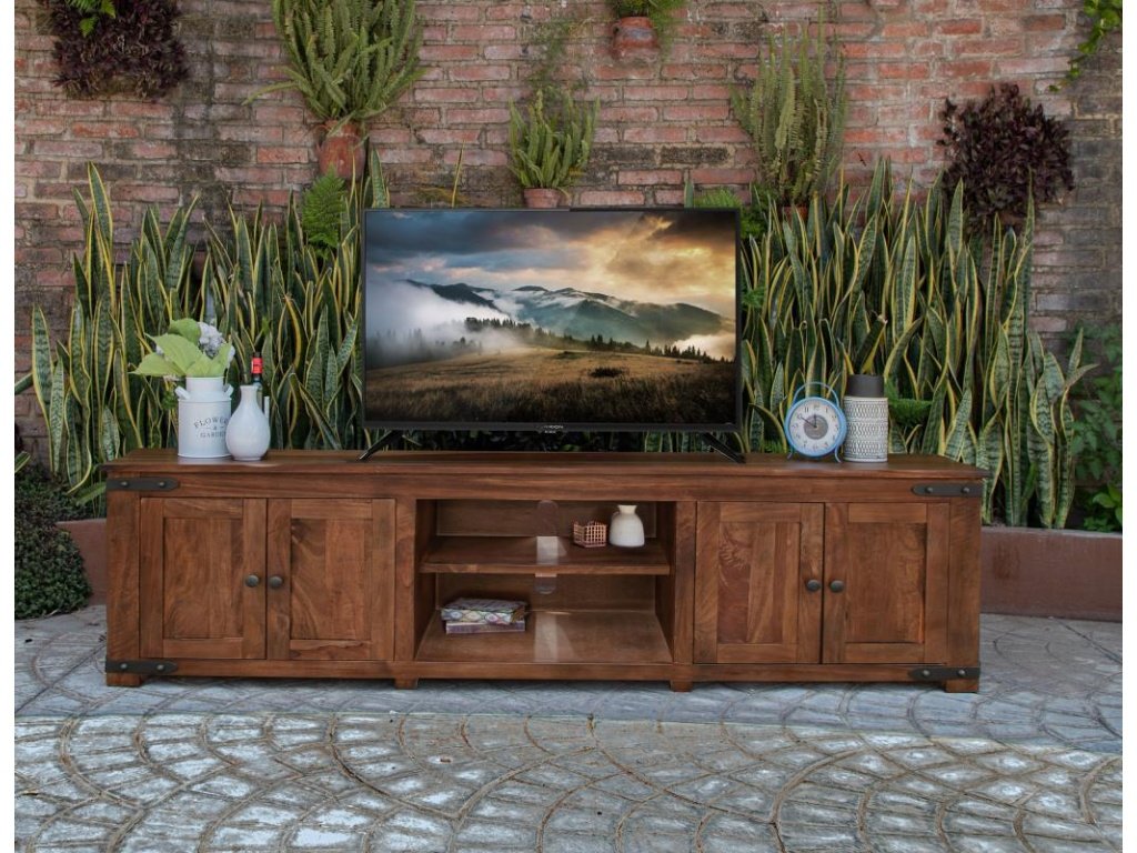 2 Door 93" TV Stand