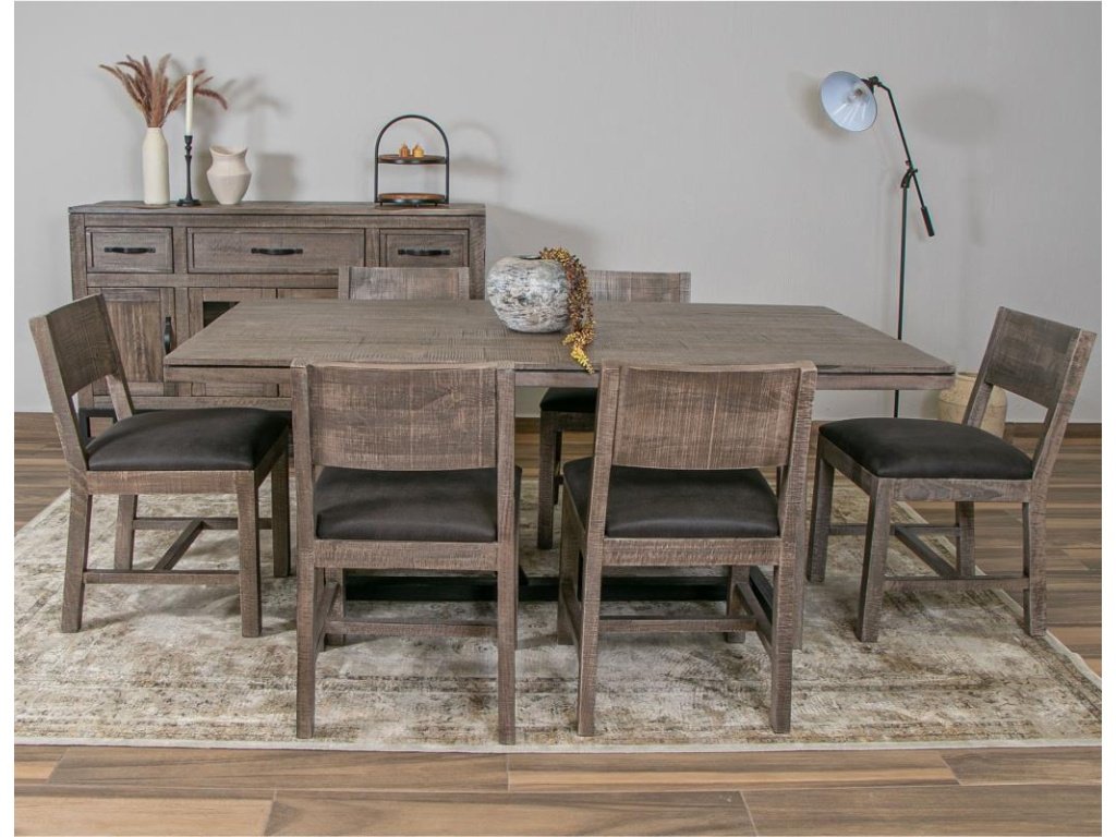 Metal Base Dining Table