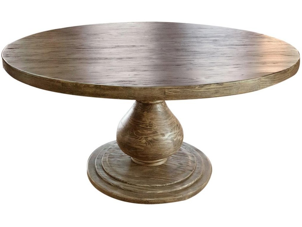 Bonanza, Round Dining Table-Brown