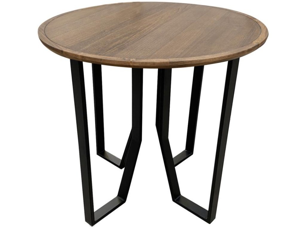 Metal Base End Table