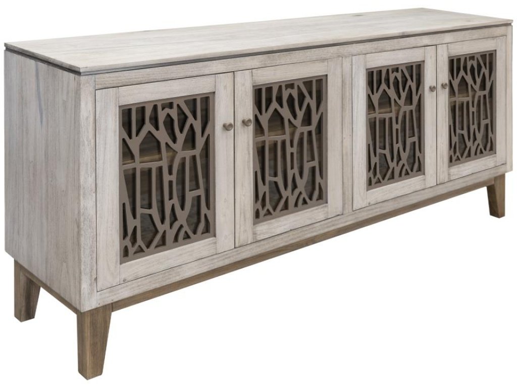 4 Glass Door Console