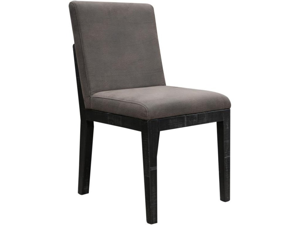 Upholstered Faux Leather Chair