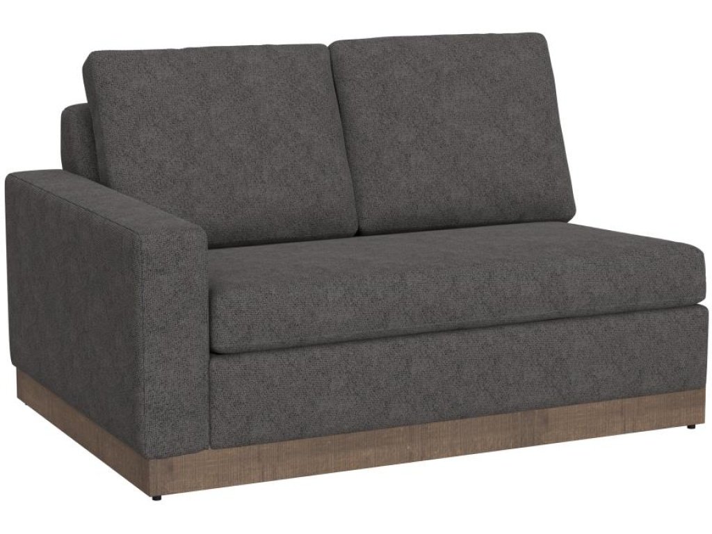 Wooden Frame & Base, Sectional Left-Arm Loveseat