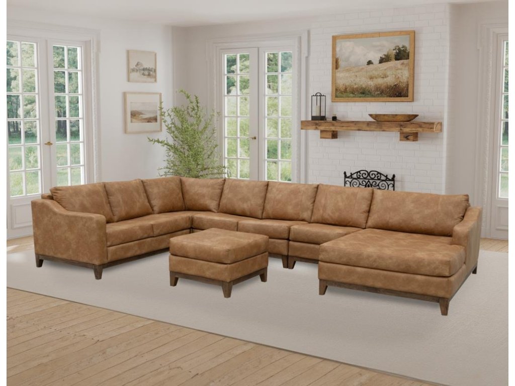 Wooden Frame & Base, Armless Loveseat