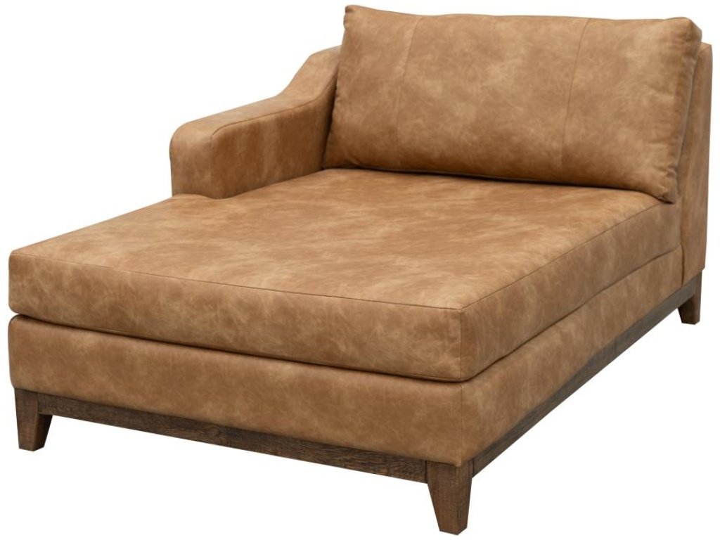 Wooden Frame & Base, Sectional Chaise