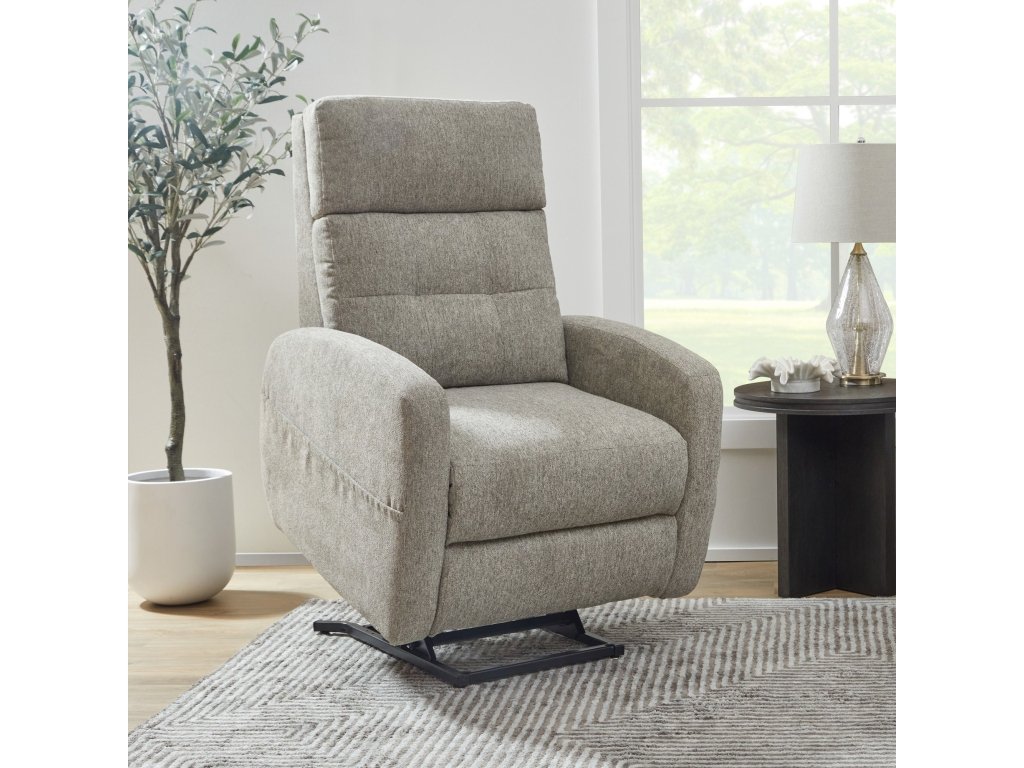 Charlotte Fabric Power Lift Recliner with Power Headrest & Lumbar