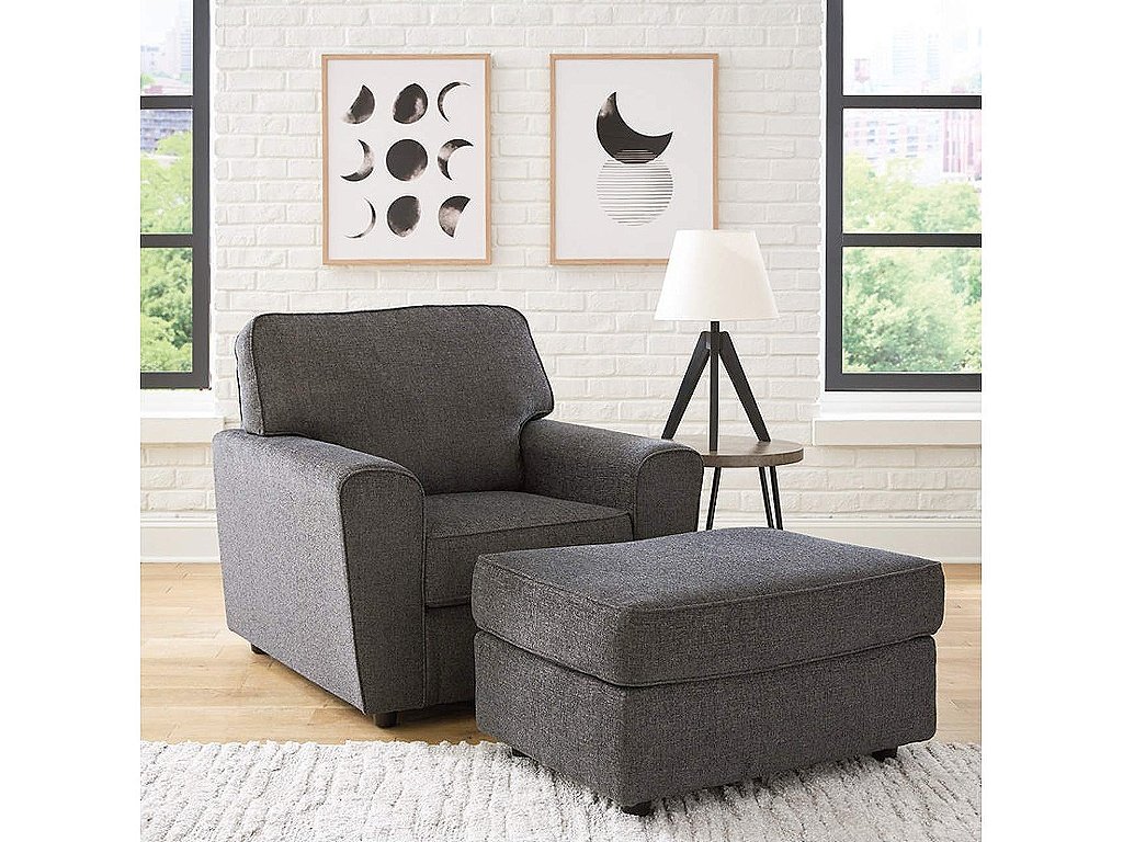 Cascilla Chair and Ottoman