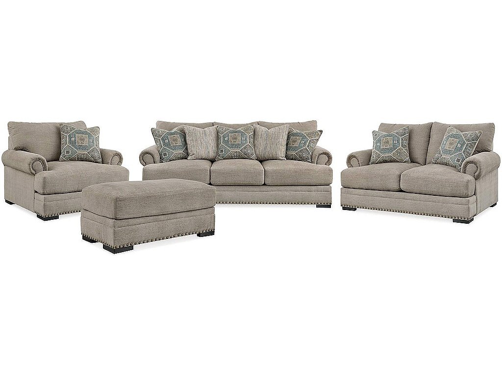 Galemore Sofa, Loveseat, Oversized Chair and Ottoman